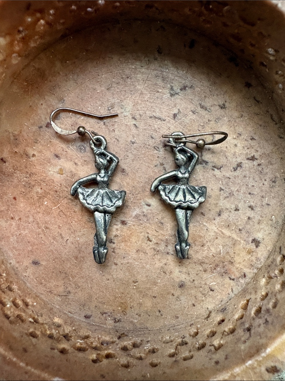 Ballet Dancer Drop Earrings - Silver-Tone Women’s Jewelry
